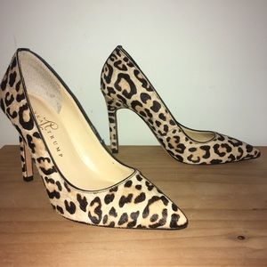 Ivanka Trump Gorgeous  calf hair leopard heels stuart weitzman